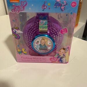 Nickelodeon JoJo Siwa Purple Flashing Watch Set